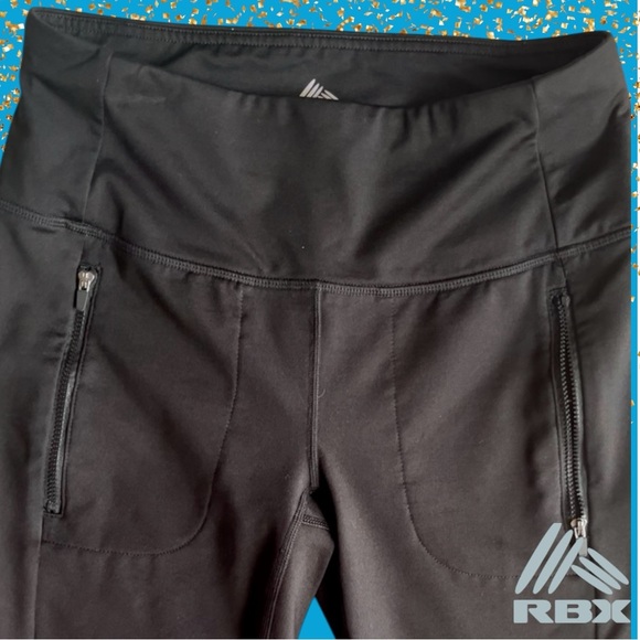 RBX Jet Black Performance Leggings - Picture 2 of 9